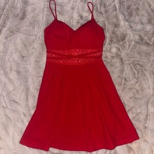 City Triangles Red Mini Dress